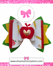Load image into Gallery viewer, 🎀BTS Apple/Pencil Big Bow
