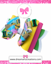 Load image into Gallery viewer, 🎀Crayons School Bow
