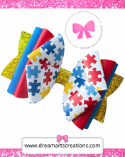 Load image into Gallery viewer, Autism Bow 🎀
