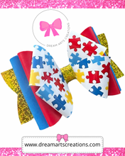 Load image into Gallery viewer, Autism Bow 🎀
