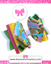 Load image into Gallery viewer, 🎀Crayons School Bow
