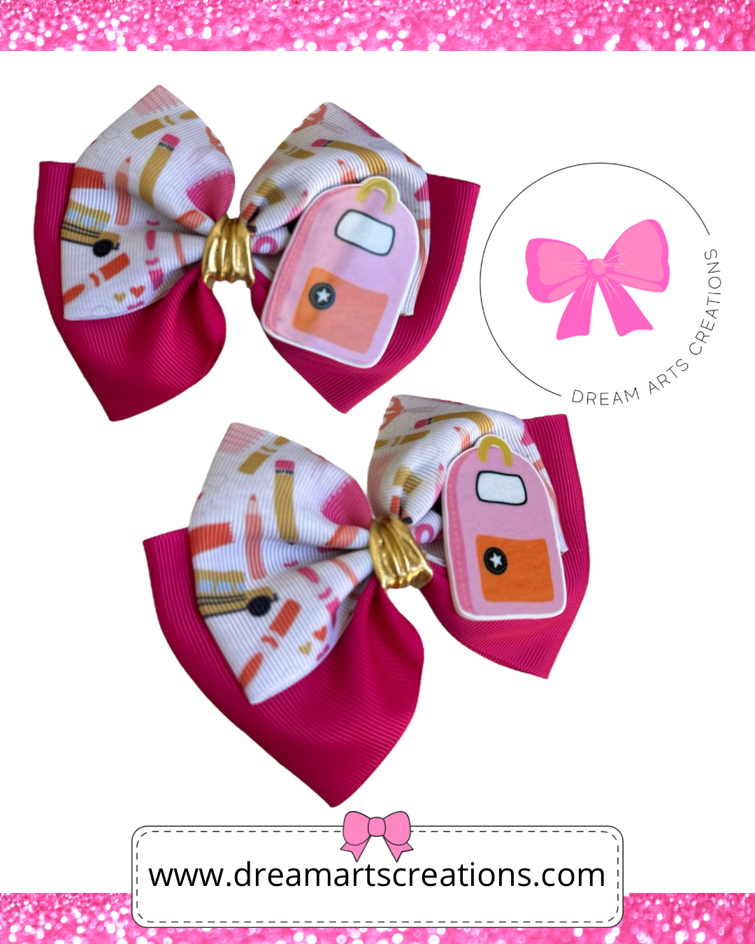 🎀Back To School Mochila Bow